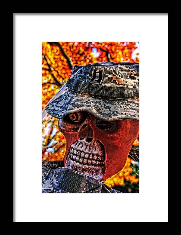 Halloween Framed Print featuring the photograph Eye Need New Pantyhose by Mike Martin