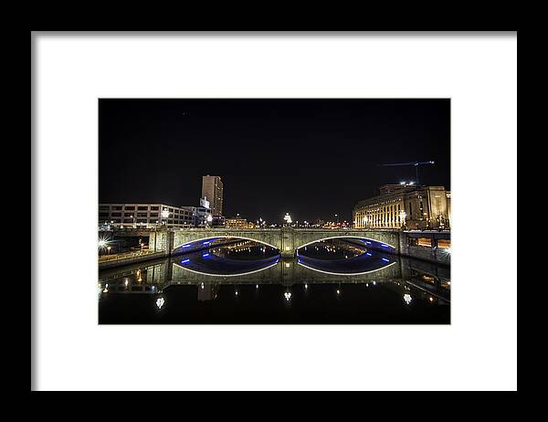 Landscape Framed Print featuring the photograph Eyes to the city. by Rob Dietrich