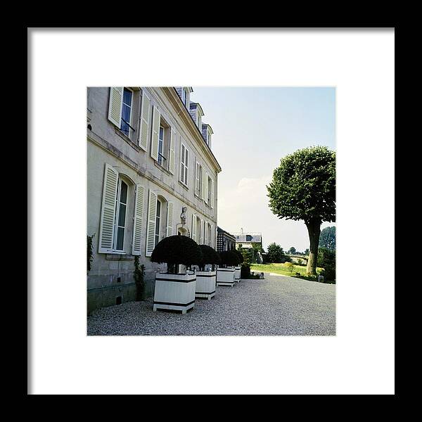 Architecture Framed Print featuring the photograph Facade Of Coutance by Horst P. Horst