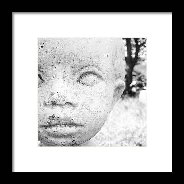 Statue Framed Print featuring the photograph Face by Christy Beckwith