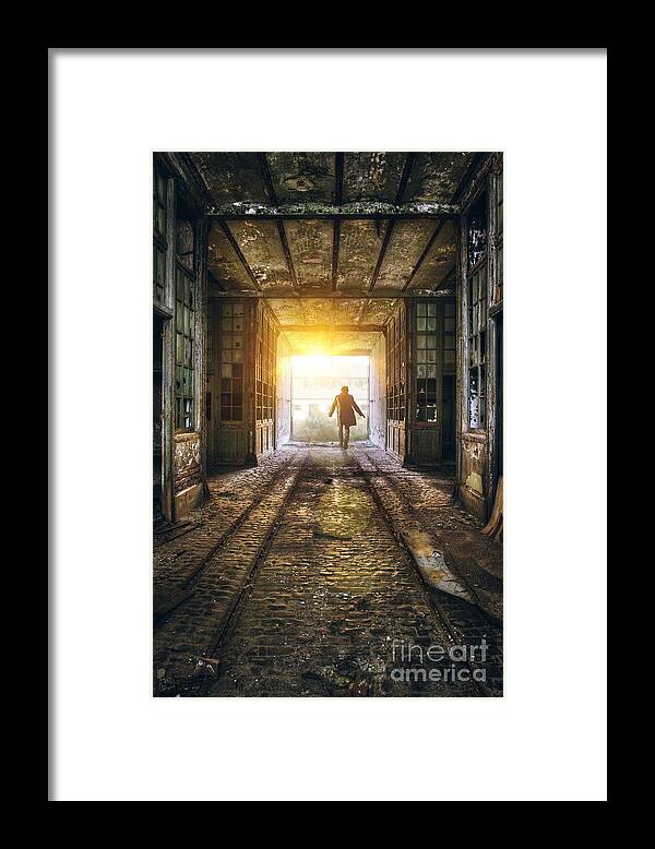 Factory Framed Print featuring the photograph Factory Chase by Carlos Caetano