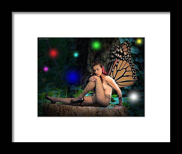 Sexy Framed Print featuring the photograph Fairy Lights by Jon Volden