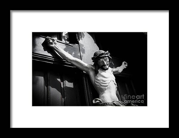 Christ Framed Print featuring the photograph Faith2 by Hannes Cmarits