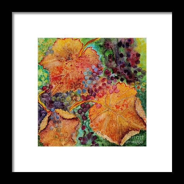 Fall Framed Print featuring the painting Fall Colors by Karen Fleschler
