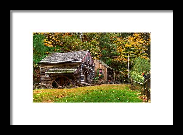 Farm Framed Print featuring the photograph Fall Down on the Farm by William Jobes