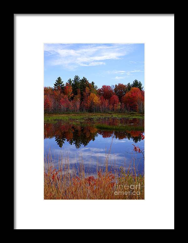 Campton Framed Print featuring the photograph Fall Reflections by Kerri Mortenson