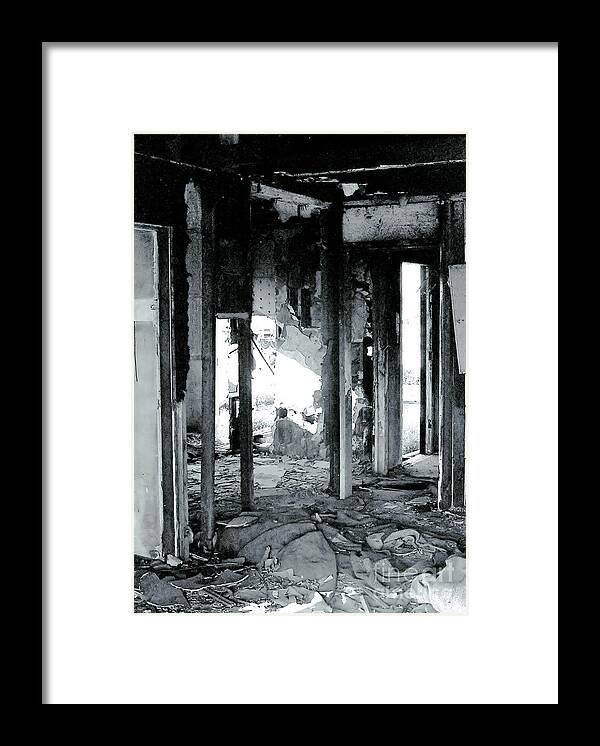 Ruin Framed Print featuring the photograph Fallen by Rory Siegel