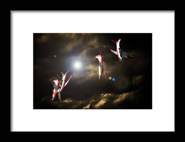 Pilatus Pc7 Framed Print featuring the photograph Falling down by Paul Job