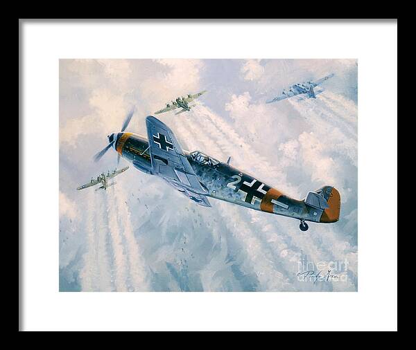 Aviation Art Print Framed Print featuring the painting Familiarity Breeds Respect by Randy Green