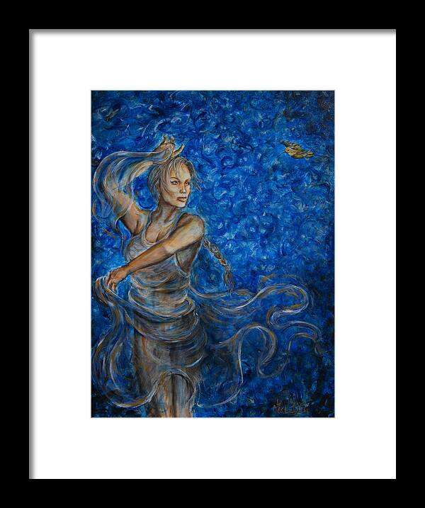 Dancer Framed Print featuring the painting Fandango by Nik Helbig