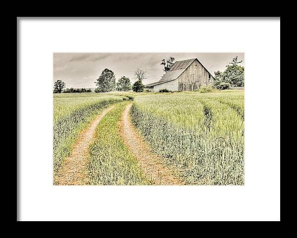 Diamondview Road Framed Print featuring the photograph Farm on Diamondview Road by Rob Huntley