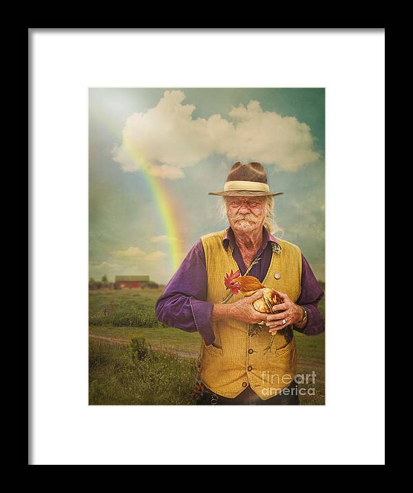 Chicken Framed Print featuring the photograph Farmer's life 2 by Danilo Piccioni