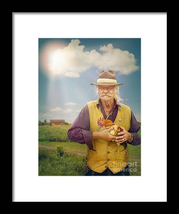 Chicken Framed Print featuring the photograph Farmer's Life 3 by Danilo Piccioni