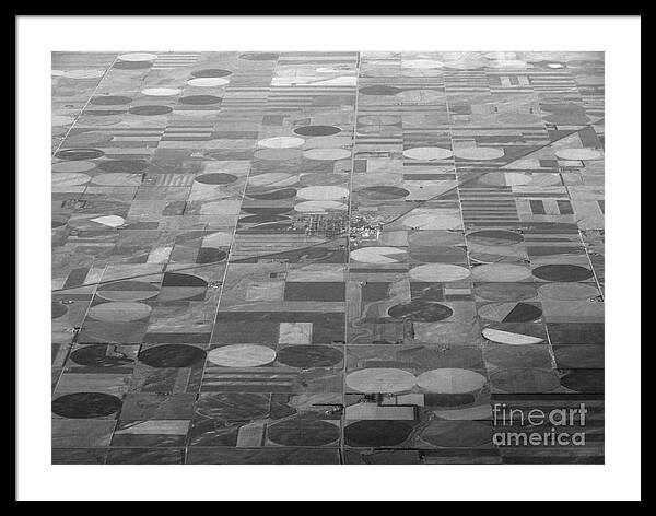 Crop Circles Framed Print featuring the photograph Farming In The Sky by Anthony Wilkening
