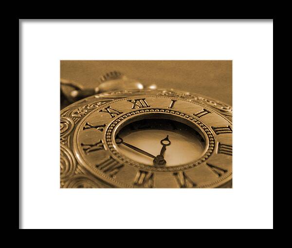 Father Framed Print featuring the photograph Father Time by AM FineArtPrints