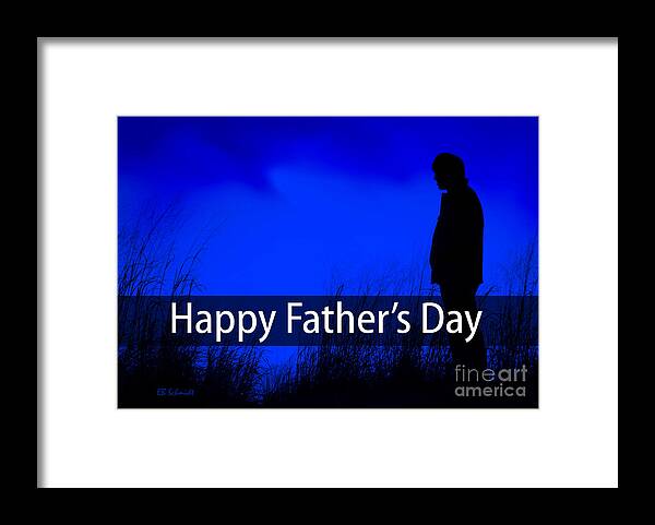 Man Framed Print featuring the photograph Father's Day - Serenity by E B Schmidt