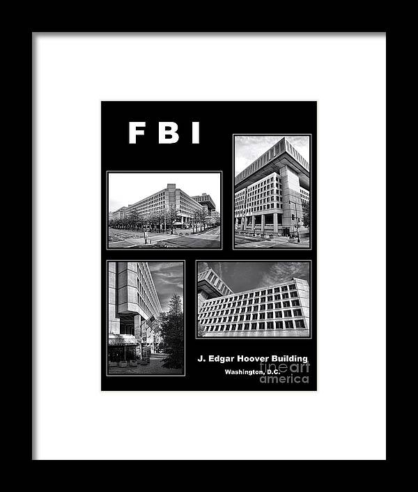 Fbi Poster Framed Print featuring the photograph FBI Poster by Olivier Le Queinec