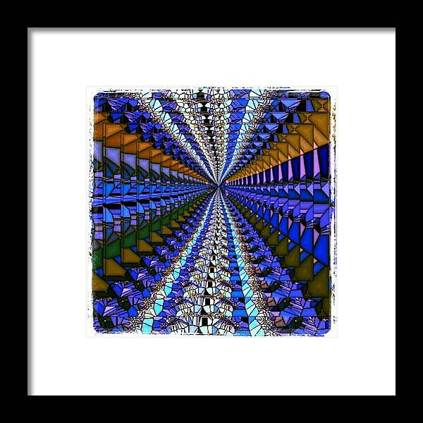 Blue Framed Print featuring the photograph Feeling #blue #soulfullyabstracted #420 by Dustin Morris