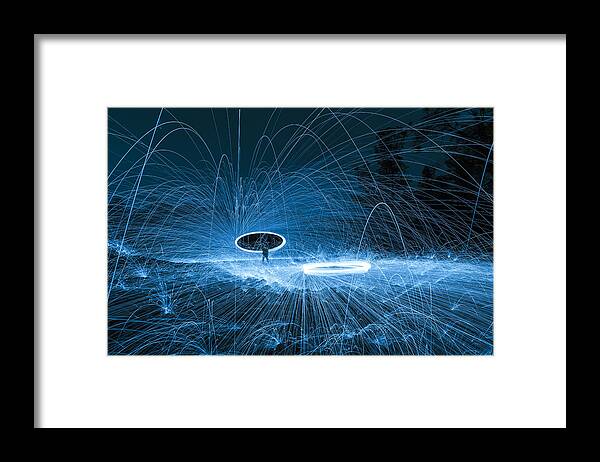 Steel Wool Framed Print featuring the photograph Feeling Of Blue by Lee Harland