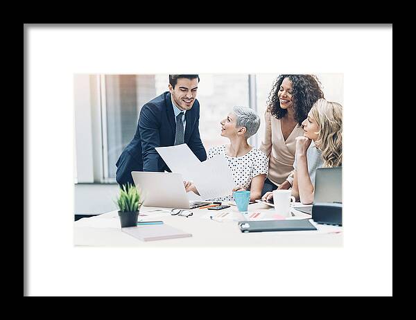 Expertise Framed Print featuring the photograph Female CEO by Pixelfit