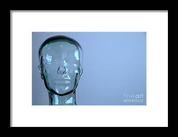 Female Glass Head Framed Print by Helen Bobis - Pixels