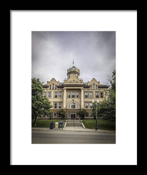 Fergus County Courthouse Framed Print featuring the photograph Fergus County Courthouse by Thomas Young