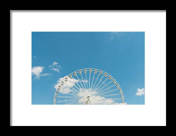 Outdoors Framed Print featuring the photograph Ferris Wheel, Paris, France by John Harper