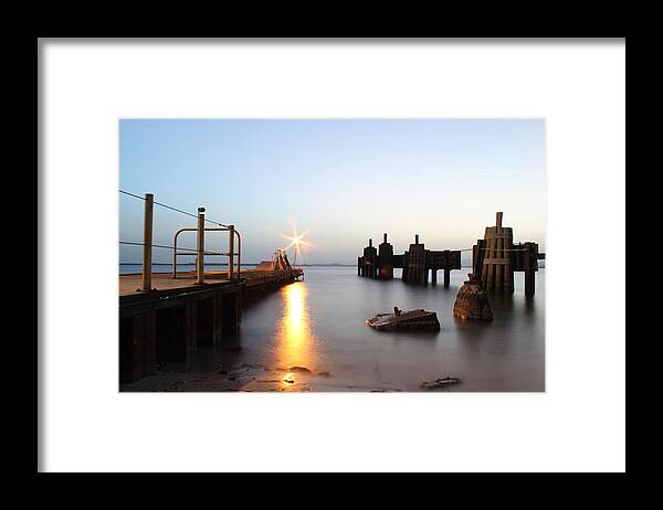 Guantanamo Bay Framed Print featuring the photograph Ferry Landing 7 by Chris Schroeder
