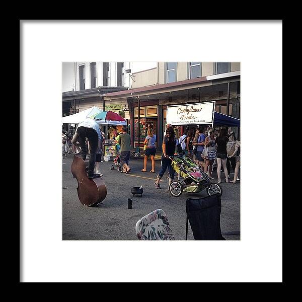 Enjoy Framed Print featuring the photograph Fiddle About by Mike Maginot