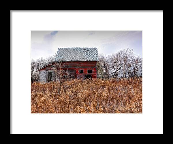 Red Barn Framed Print featuring the photograph Field of Dreams by Rick Kuperberg Sr