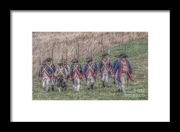 Revolutionary War Framed Print featuring the digital art Field of Honor American Revolution by Randy Steele