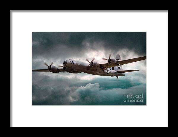 Fifi B29 Superfortress Framed Print featuring the digital art Fifi by Airpower Art