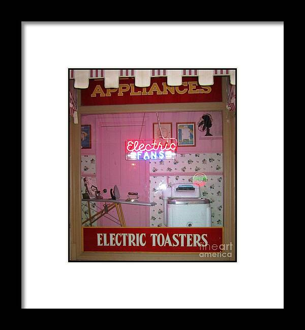 Fifties Store Display Framed Print featuring the photograph Fifties Store Display by John Malone