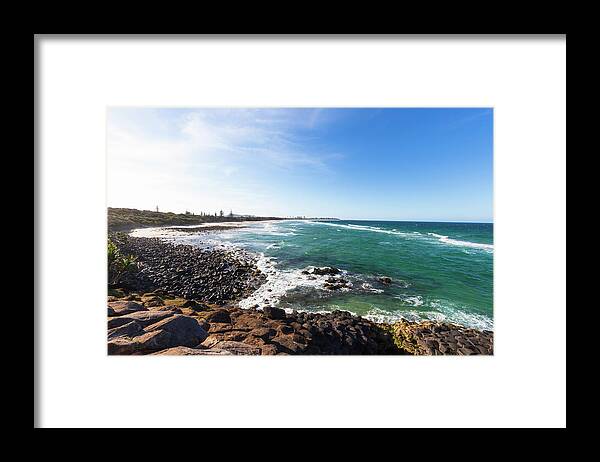 Scenics Framed Print featuring the photograph Fingal Heads, New South Wales, Australia by Marcos Welsh