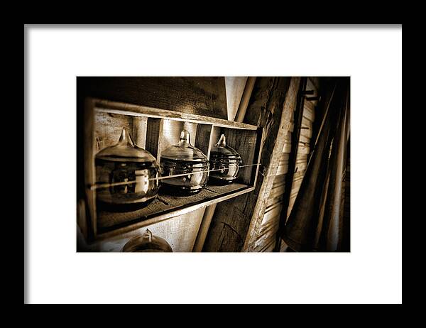 Fireman Framed Print featuring the photograph Fire Extinguisher by Richard Gehlbach