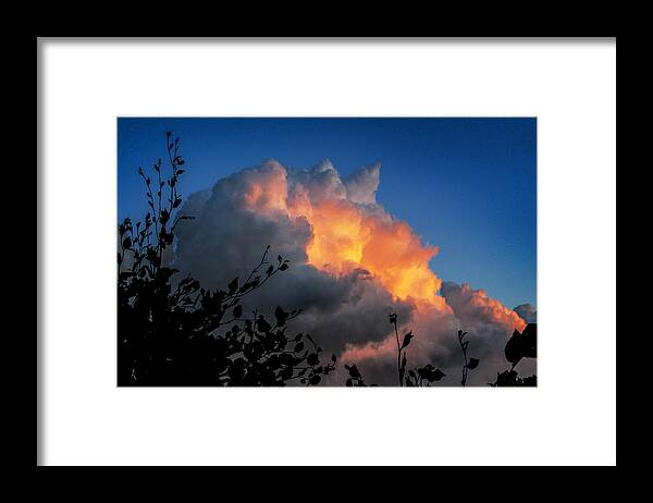 Clouds Framed Print featuring the photograph Heaven or Hell by Kim Lessel