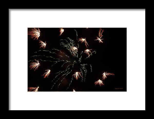 4th Of July Framed Print featuring the photograph Fire by Robert Culver