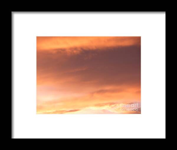 Sky Framed Print featuring the photograph Fire Skyline by Joseph Baril