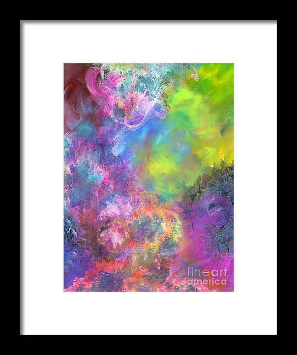 Fire Framed Print featuring the painting Fire Storm by Jason Stephen