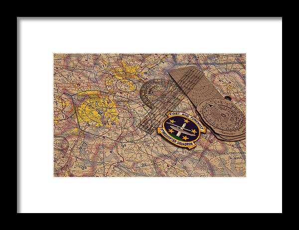 1st Helicopter Squadron Framed Print featuring the photograph First and Foremost by Mark Alder