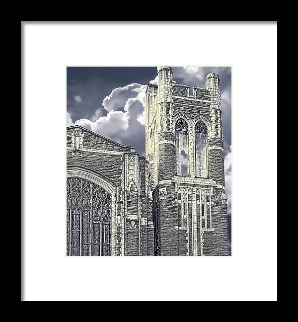 Docugraph Framed Print featuring the photograph First Congregational by Kellice Swaggerty