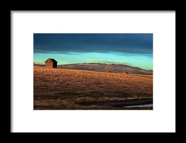 Landscape Framed Print featuring the photograph First Light by Ed Hall