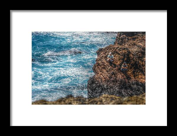 Fishing Framed Print featuring the photograph Fishing by Amanda Eberly