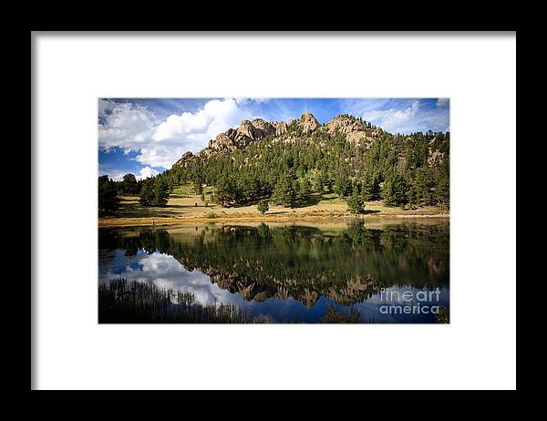 America Framed Print featuring the photograph Fishing in Solitude by Karen Lee Ensley