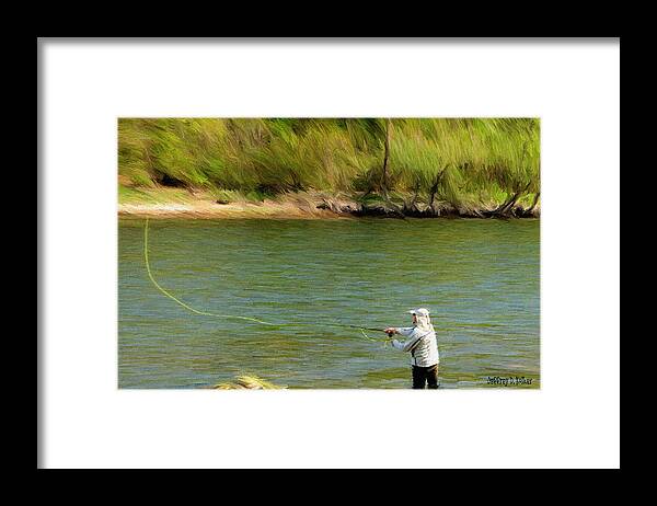 Branson Framed Print featuring the painting Fishing Lake Taneycomo by Jeffrey Kolker