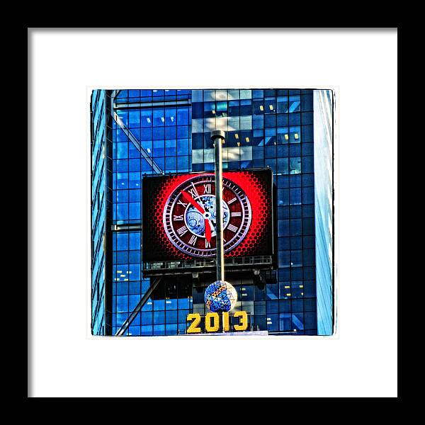 Ny Framed Print featuring the photograph Five Fifty Two 2013 by Mike Martin