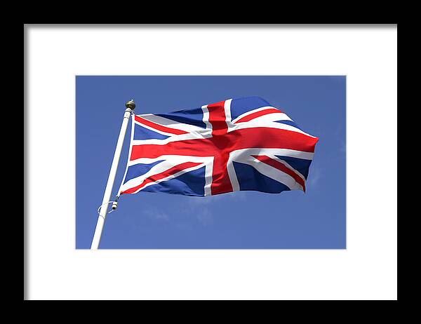 English Culture Framed Print featuring the photograph Flag of Great Britain II by Ramberg