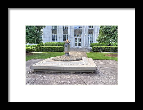 Gainesville Framed Print featuring the photograph Flame of Freedom by Ules Barnwell