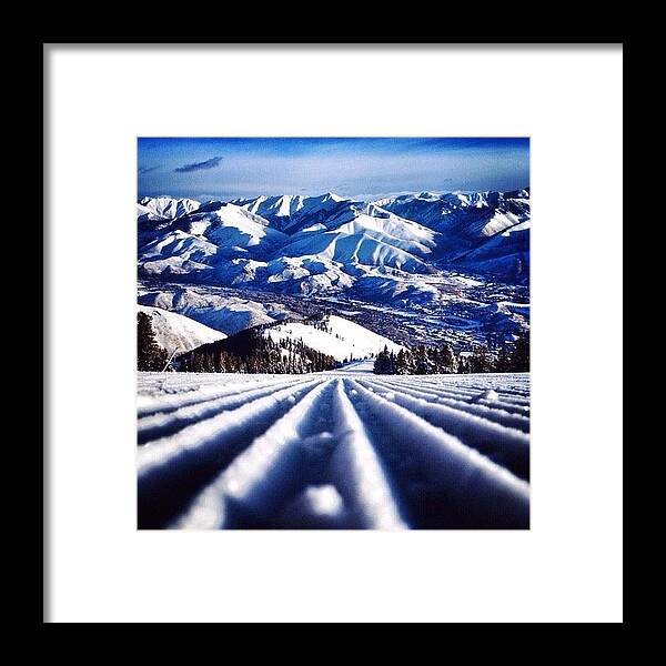 Mountains Framed Print featuring the photograph #flashbackfriday #earlyups Rippin' by Cody Haskell