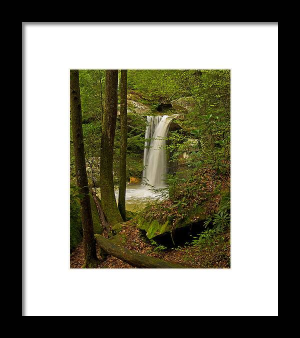 Wterfall Framed Print featuring the photograph Flat Lick Falls by Ulrich Burkhalter